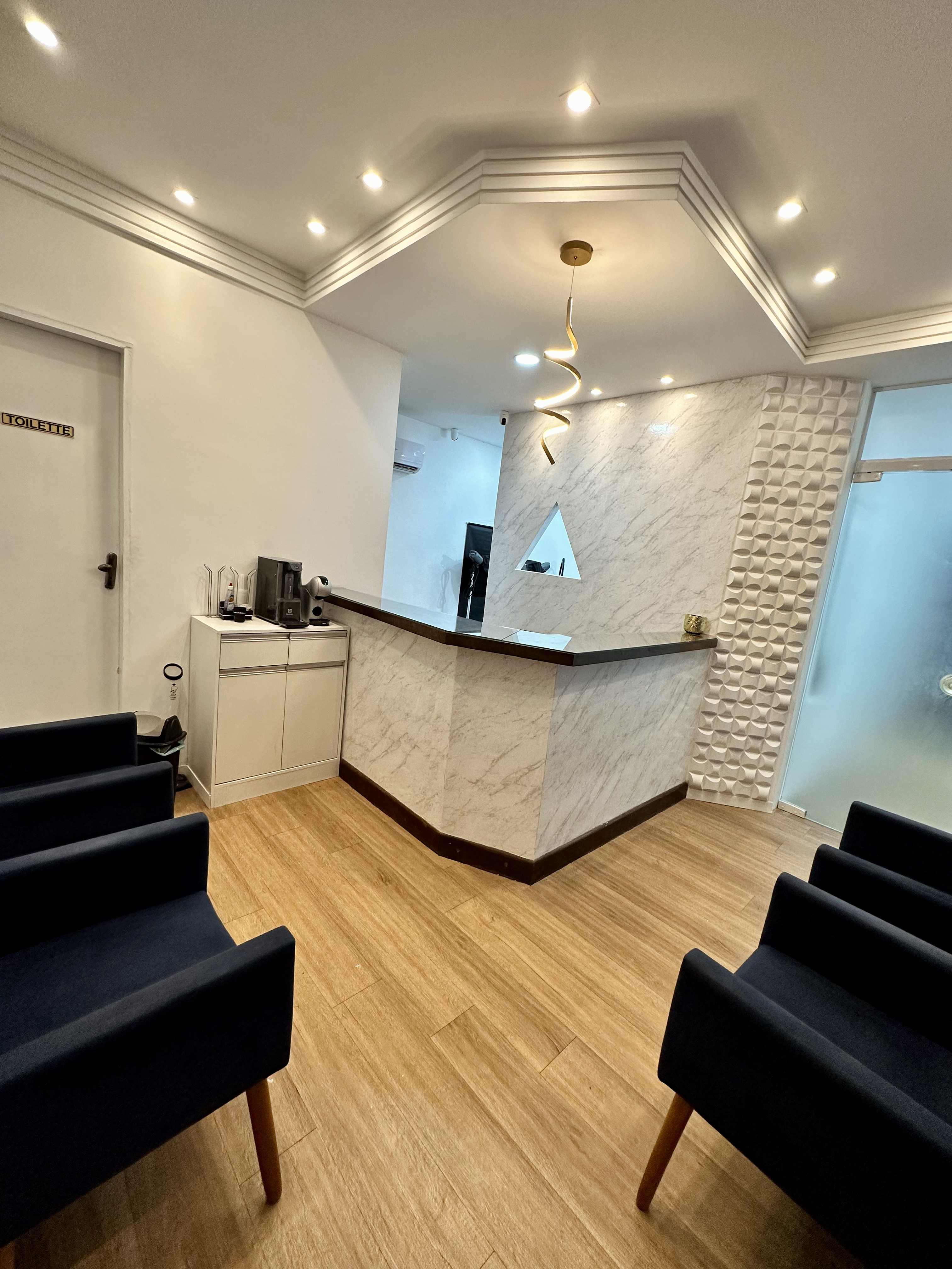 Recepção da clínica Dr. Daniel Marques